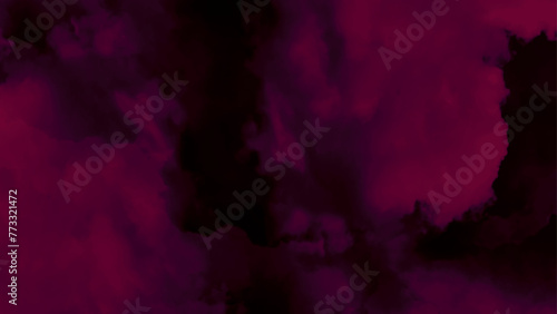 Abstract background with pink color and Black. Abstract horror neon pink smoke cloud, grunge texture, dark black background,		