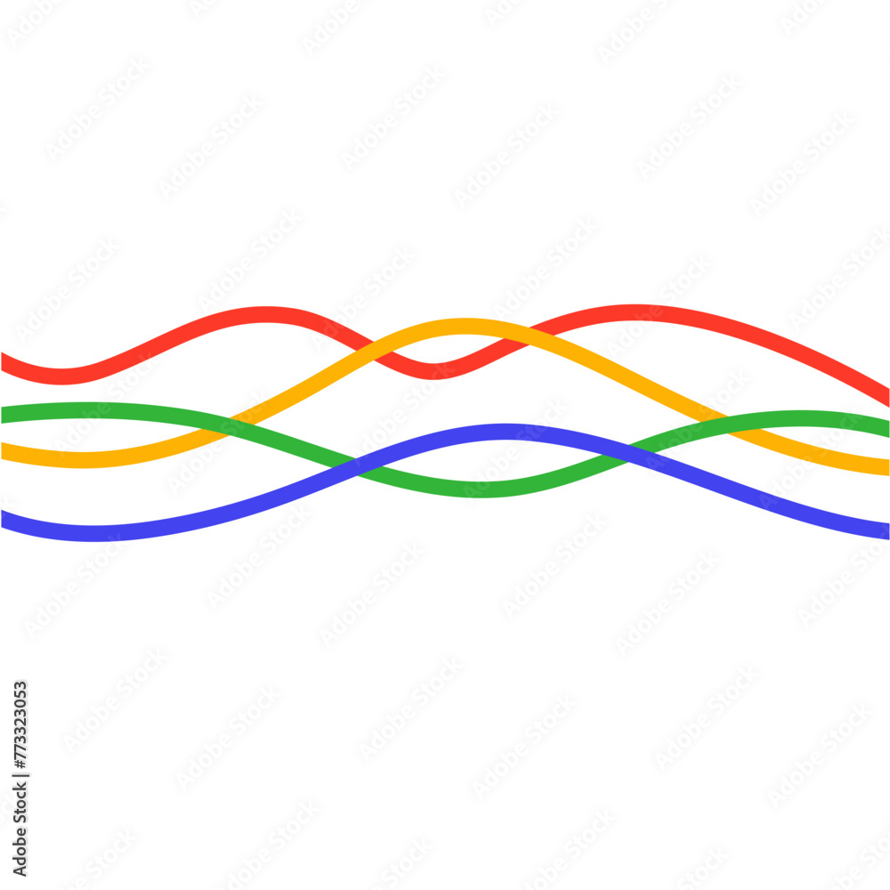 abstract colorful wave lines abstract colorful wave lines