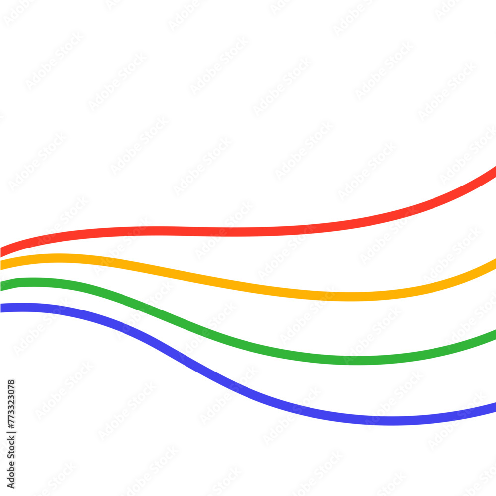 abstract colorful wave lines abstract colorful wave lines