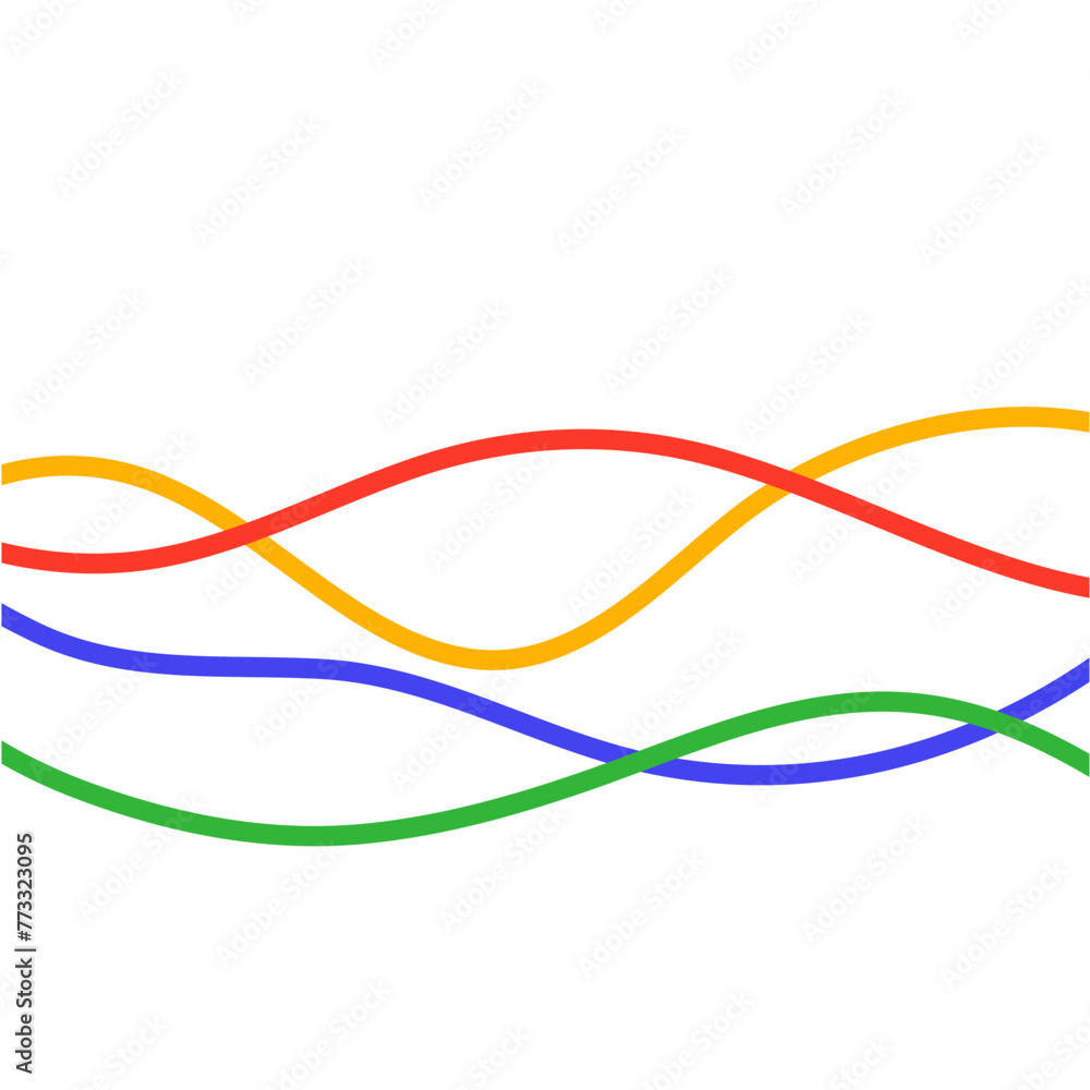 abstract colorful wave lines abstract colorful wave lines