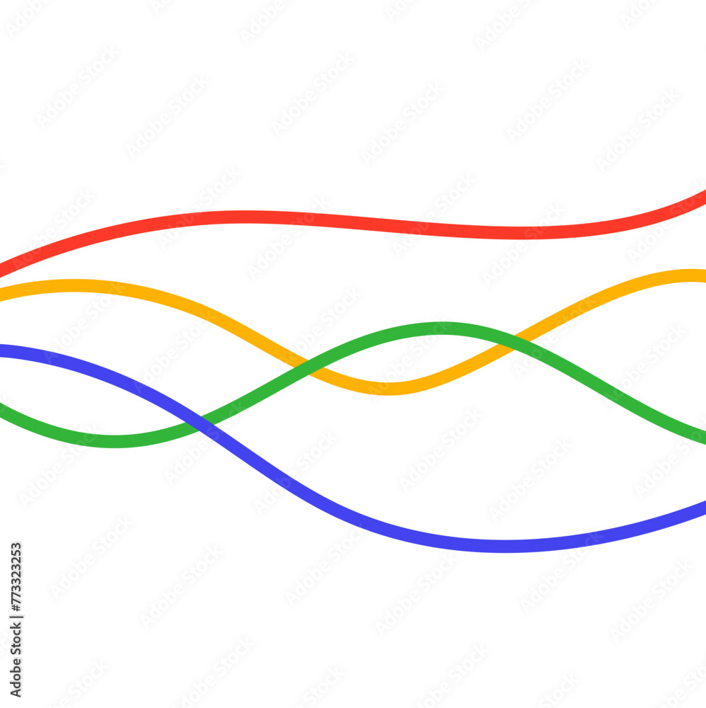 abstract colorful wave lines abstract colorful wave lines