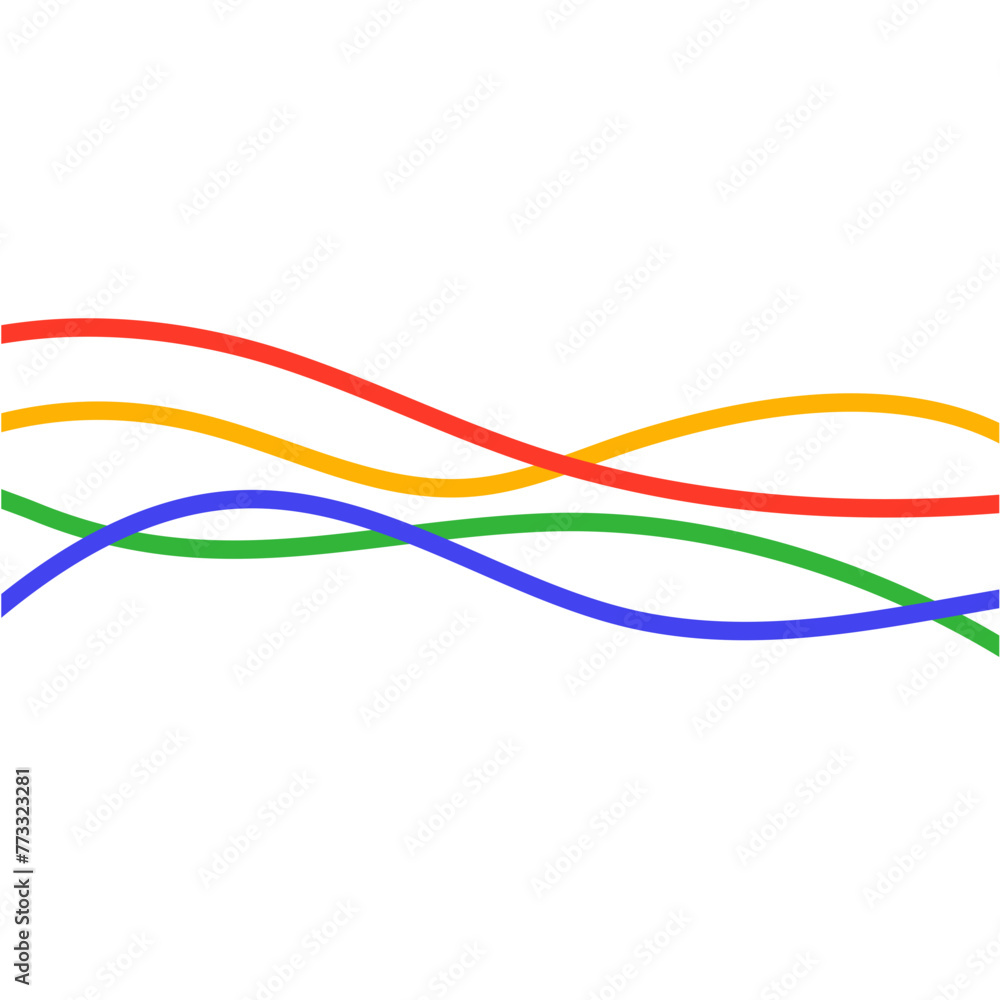 abstract colorful wave lines abstract colorful wave lines