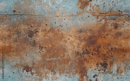 Flat Rusted Patina Texture Seamless Pattern