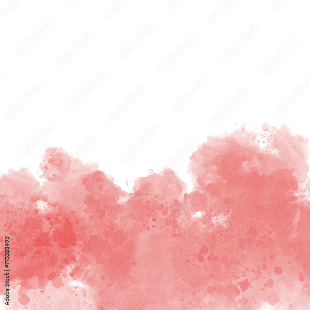 Water color on pink background, white background, used as a background for a wedding wedding invitation card background.
