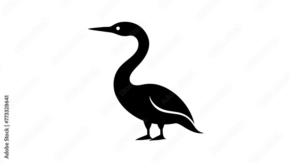 a-cormorant-icon-in-circle-log vector illustration a-cormorant-icon-in-circle-log vector illustration