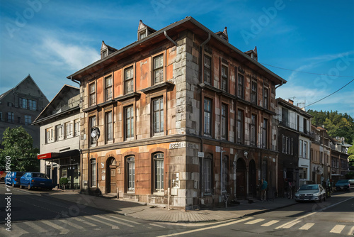 street in the town country