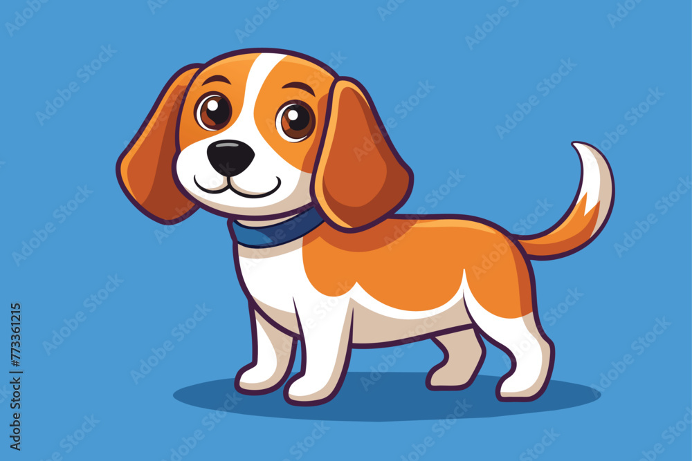 character-beagle-vector-illustration vecto.eps