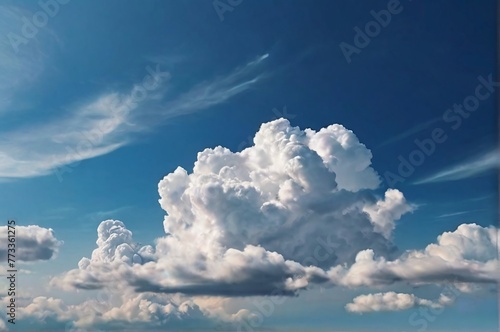 white cloud on blue sky © dEPICsigns GENi2