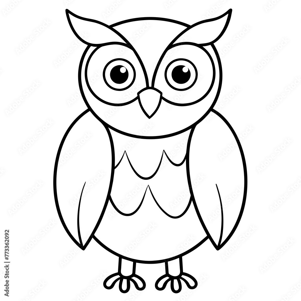 one-line-drawing-style---adorable-owl 