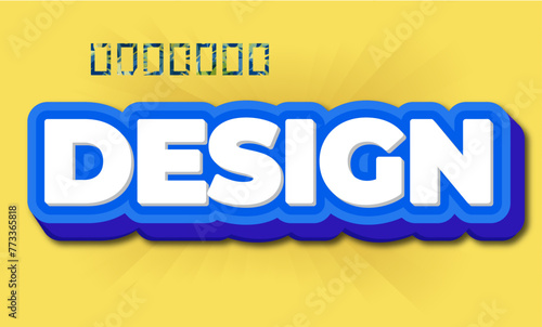 Overlapping text effect. Editable font style
