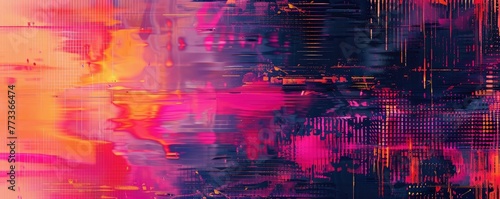 glitchy abstract backdrop