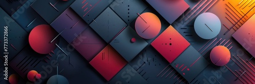 Modern abstract background geometric shapes, representing technology or corporate design