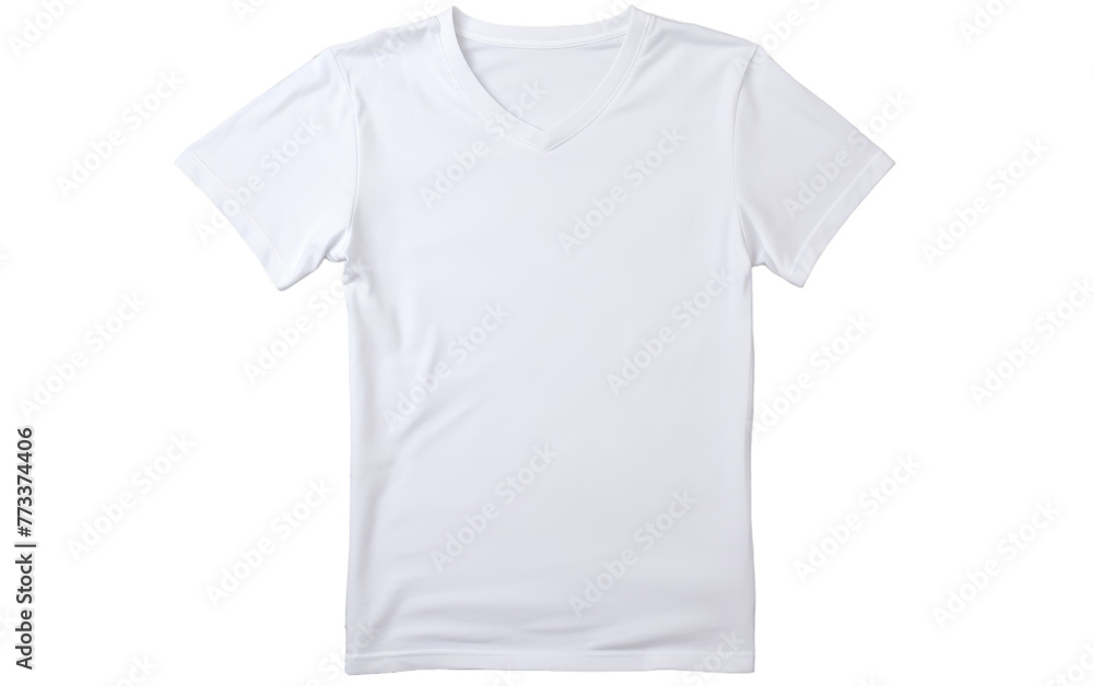 A pristine white t-shirt softly draping on a seamless white background A pristine white t-shirt softly draping on a seamless white background