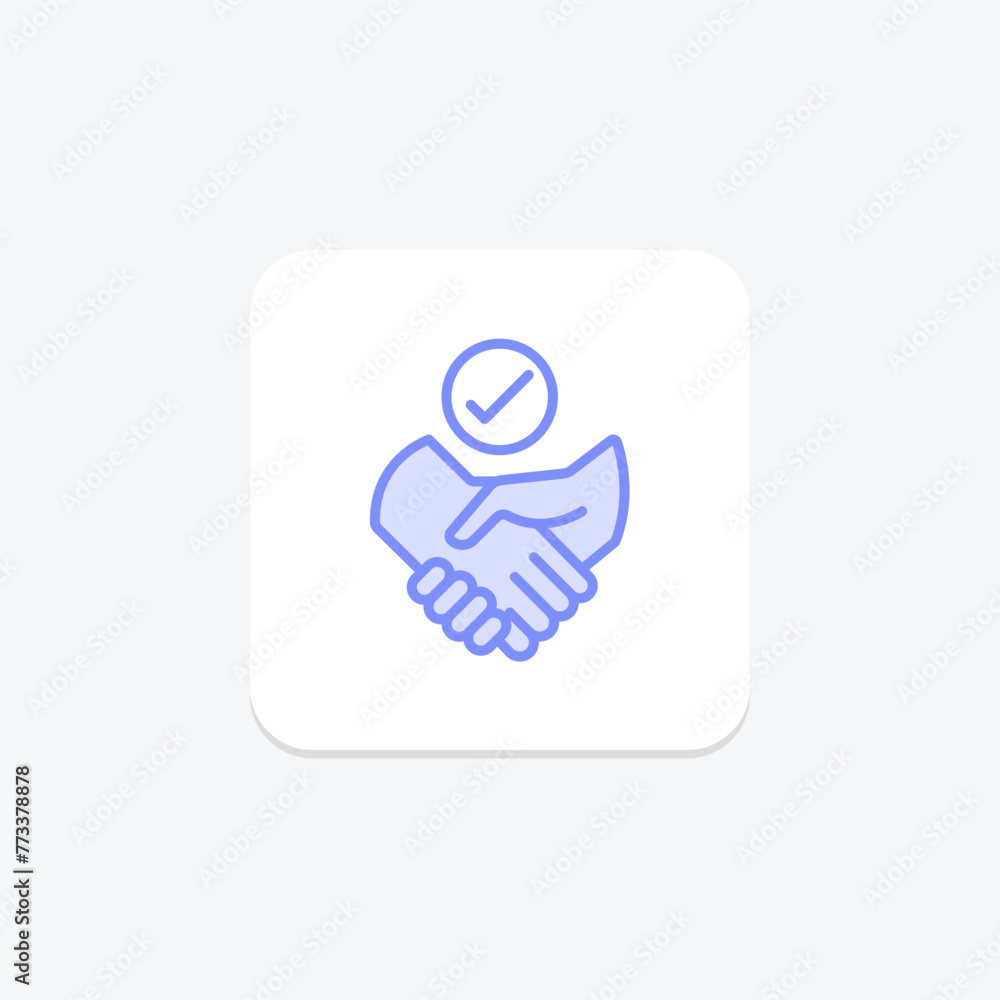 Effective Partnership icon, effective, partnership, collaboration, teamwork duotone line icon, editable vector icon, pixel perfect, illustrator ai file Effective Partnership icon, effective, partnership, collaboration, teamwork duotone line icon, editable vector icon, pixel perfect, illustrator ai file