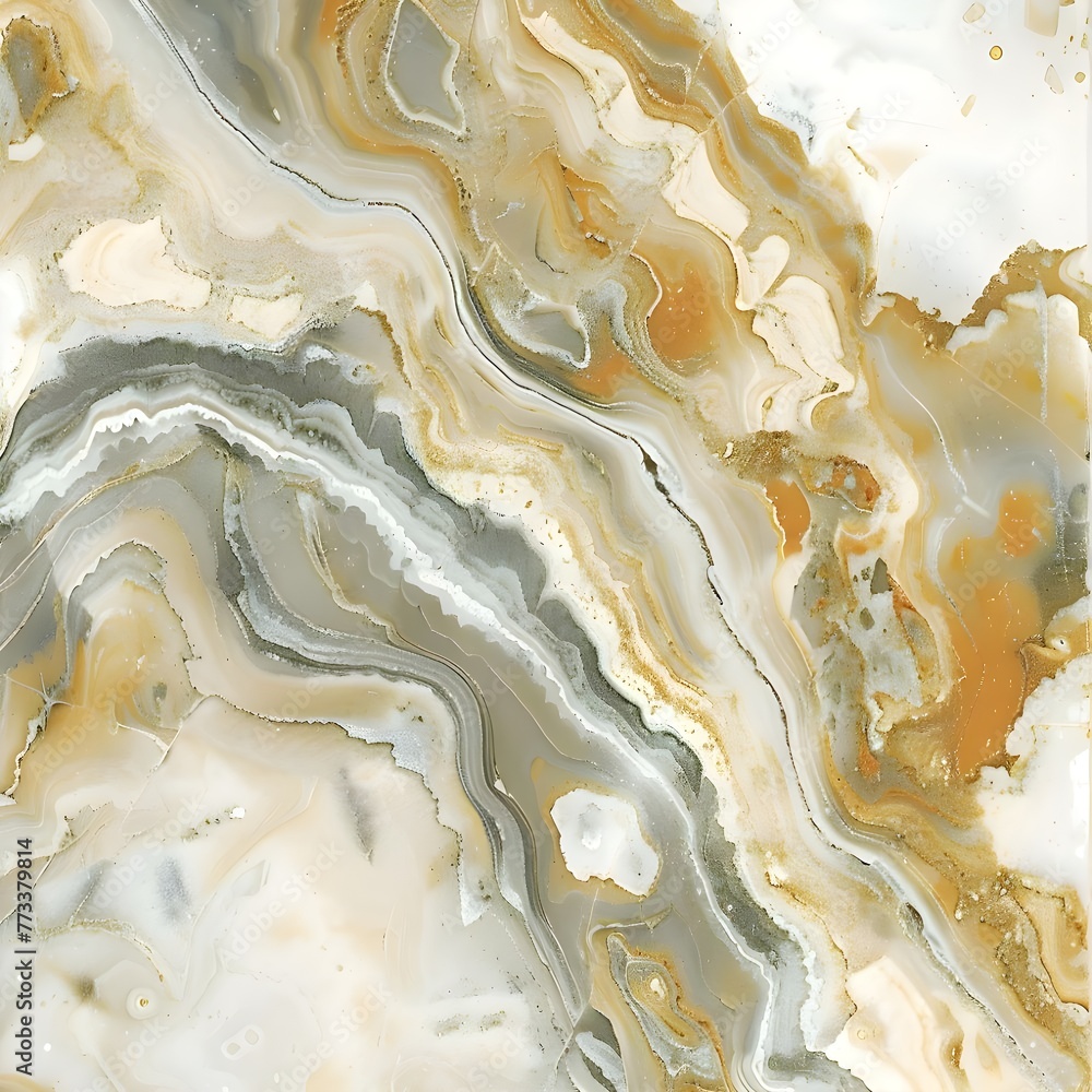 Obraz premium Abstract marbling pattern Acid marble texture background - Ai Generated
