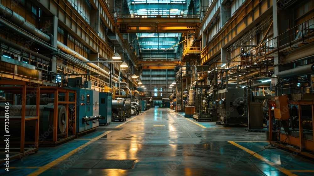 With each passing moment, the factory pulses with the energy of progress and advancement. With each passing moment, the factory pulses with the energy of progress and advancement.