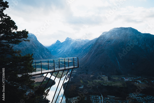 Moody day in Andalsnes photo