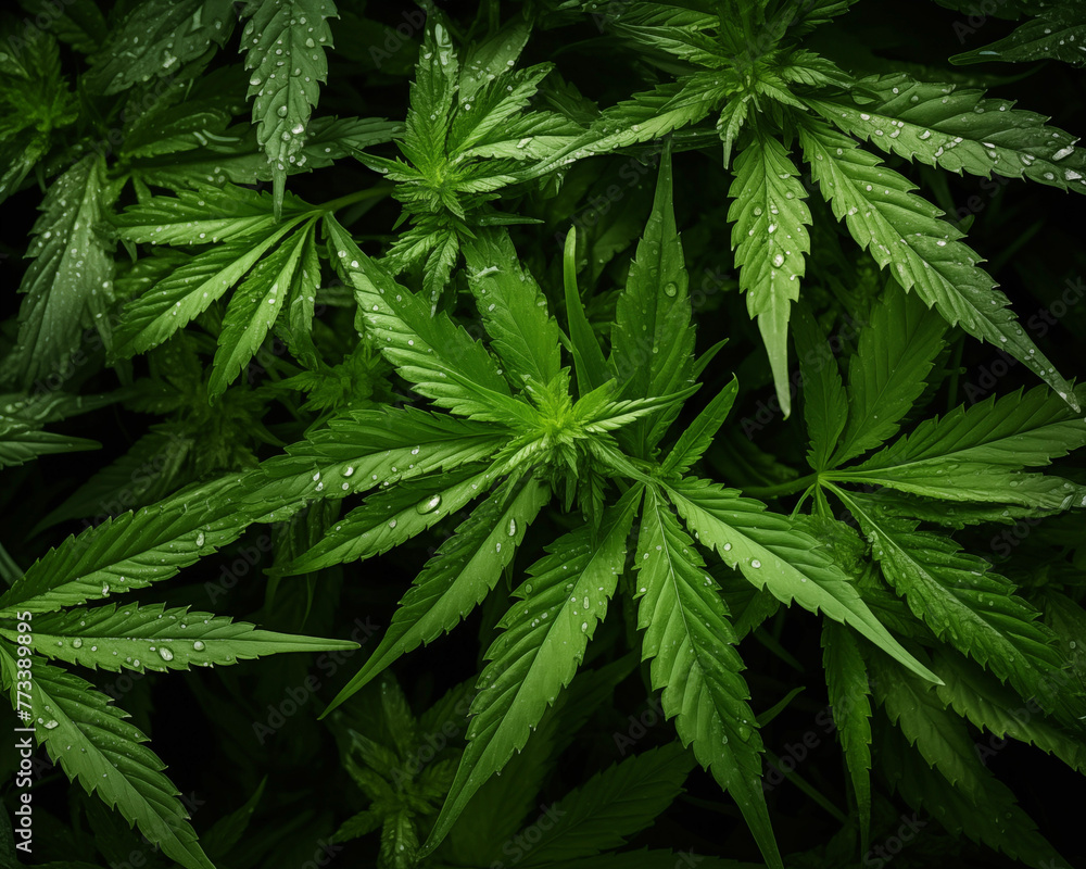 Cannabis background. Cannabis background.