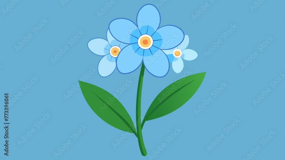 Captivating Forget-Me-Not Flower Vector Illustrations Elevate Your Designs with Stunning Floral Elements Captivating Forget-Me-Not Flower Vector Illustrations Elevate Your Designs with Stunning Floral Elements