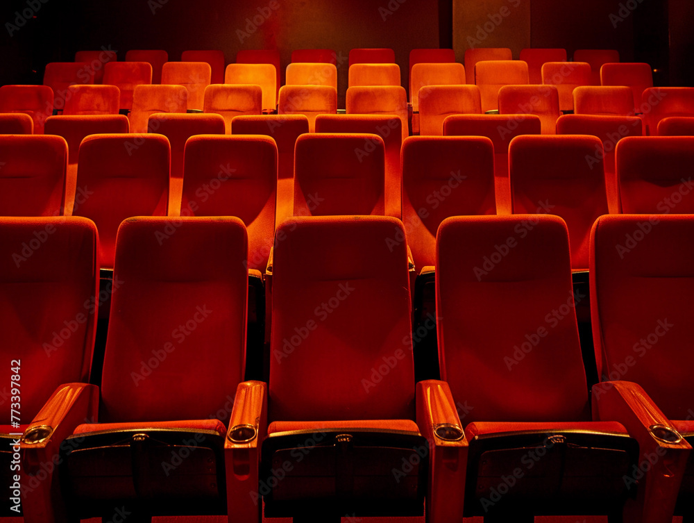 Obraz premium Empty Cinema Hall