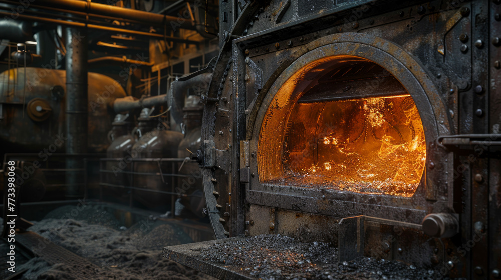 An essential furnace for heat-treating metals, perfect for blacksmiths and metalworkers
