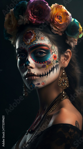 woman in mask