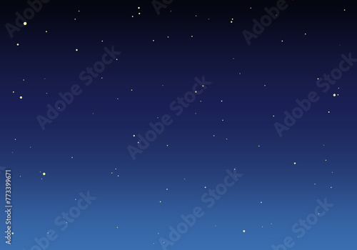 Night sky with stars photo