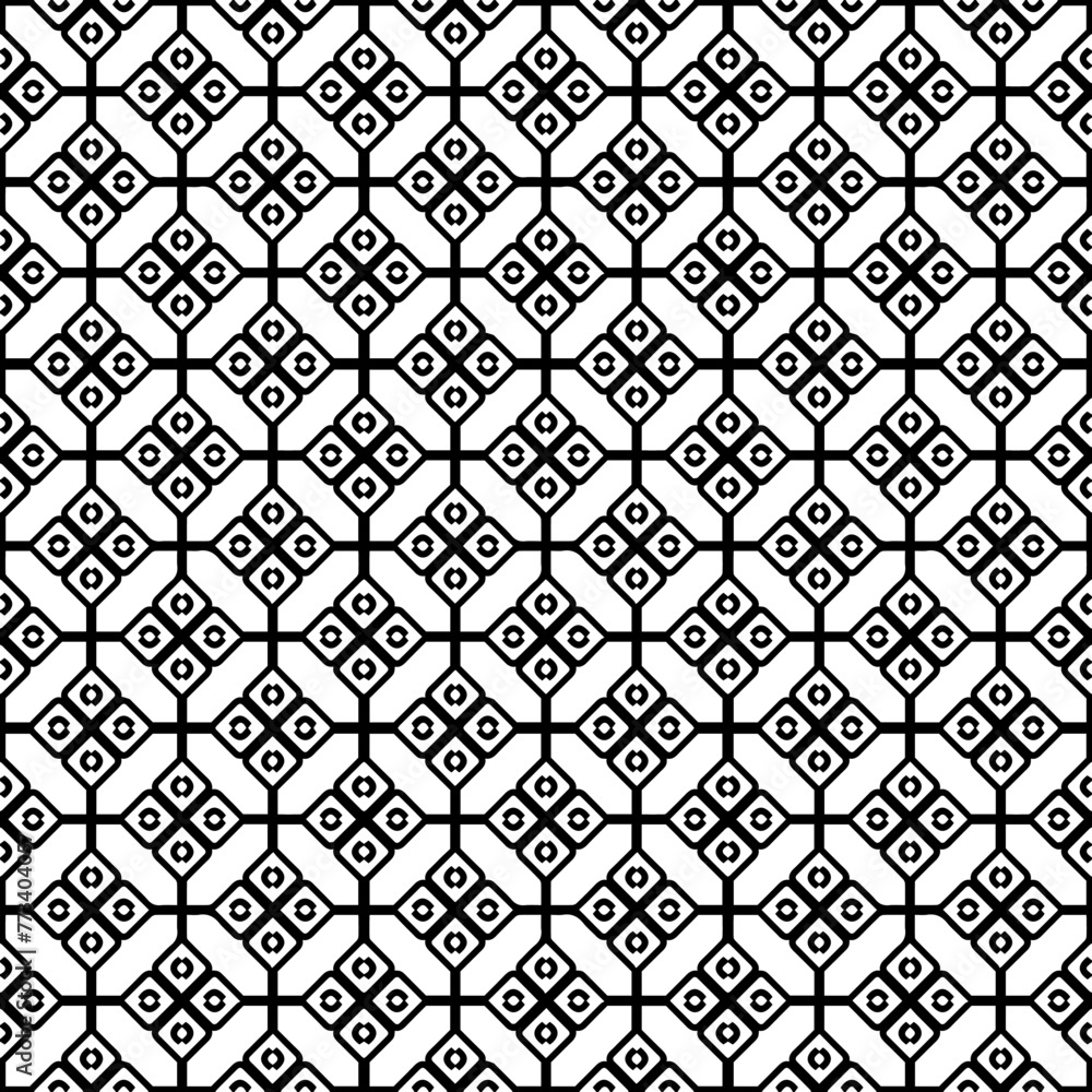 Black and white seamless abstract pattern. Background and backdrop. Grayscale ornamental design. Black and white seamless abstract pattern. Background and backdrop. Grayscale ornamental design.
