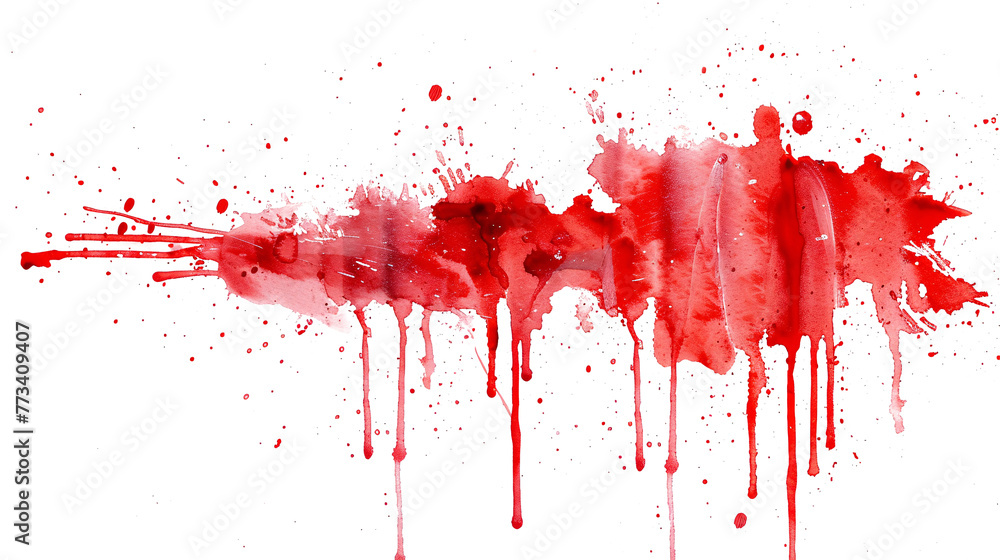 blood or paint splatters isolated on white background,graphic resources,halloween concept