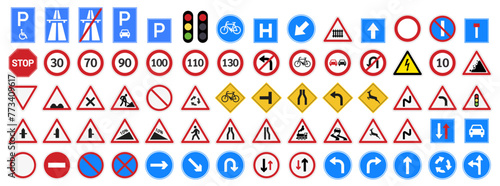 Road Signs and Symbols set © Julien Eichinger