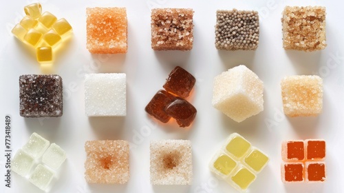 Different Types of Zucker: Exploring the Diversity of Sugar Varieties including Lump, Cane, Fine, Isolated and more