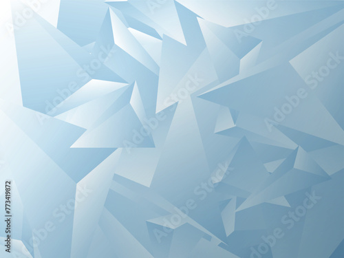 Vector Polygon Abstract Polygonal Geometric Triangle Background. Vector abstract blue, triangles background. Ice concept