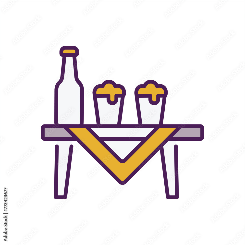 Beer icon editable stock vector icon Beer icon editable stock vector icon