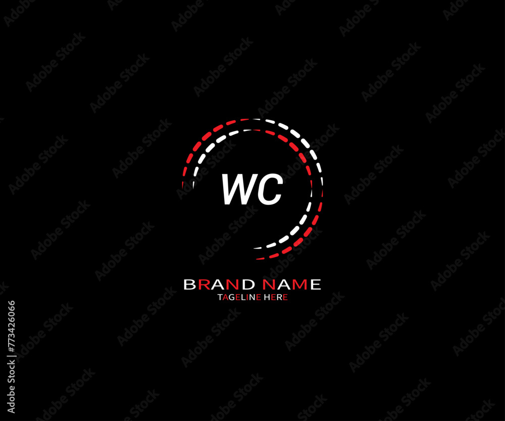 WC Letter Initial Logo Design Template Vector Illustration WC Letter Initial Logo Design Template Vector Illustration