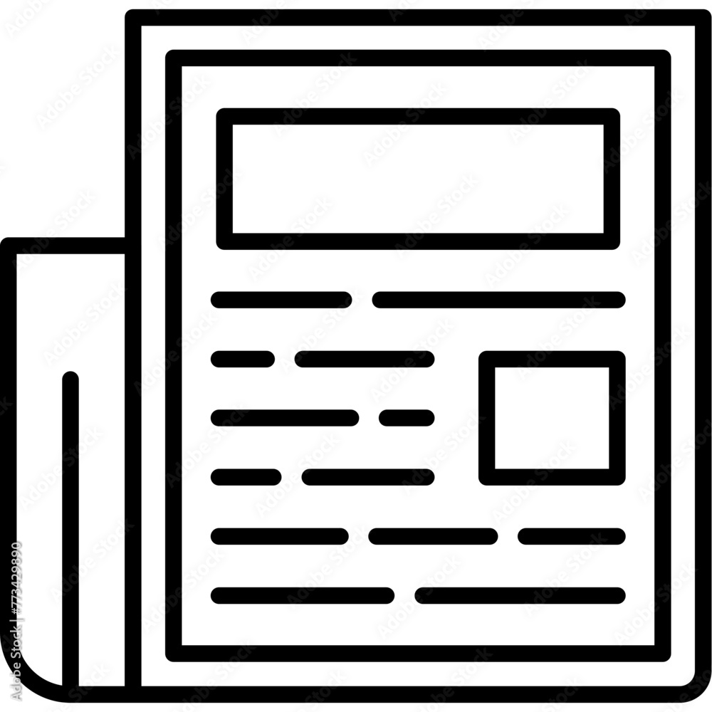 Newspaper Icon Newspaper Icon