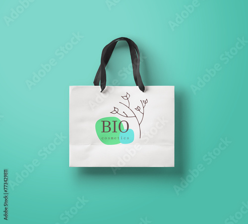 bag with sale sign