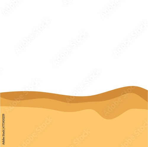 Abstract desert illustration