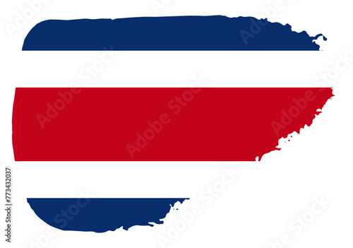 Costa Rica flag with palette knife paint brush strokes grunge texture design. Grunge brush stroke effect Free Download Costa Rica flag with palette knife paint brush strokes grunge texture design. Grunge brush stroke effect - GFXLoad