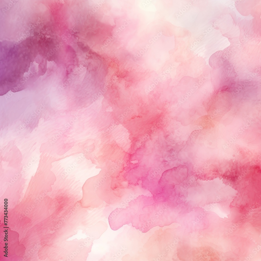 Pink light watercolor abstract background