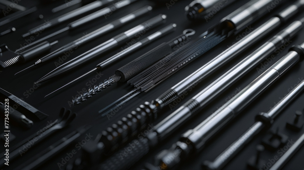 A versatile needle file set for precision filing and shaping of small objects and parts