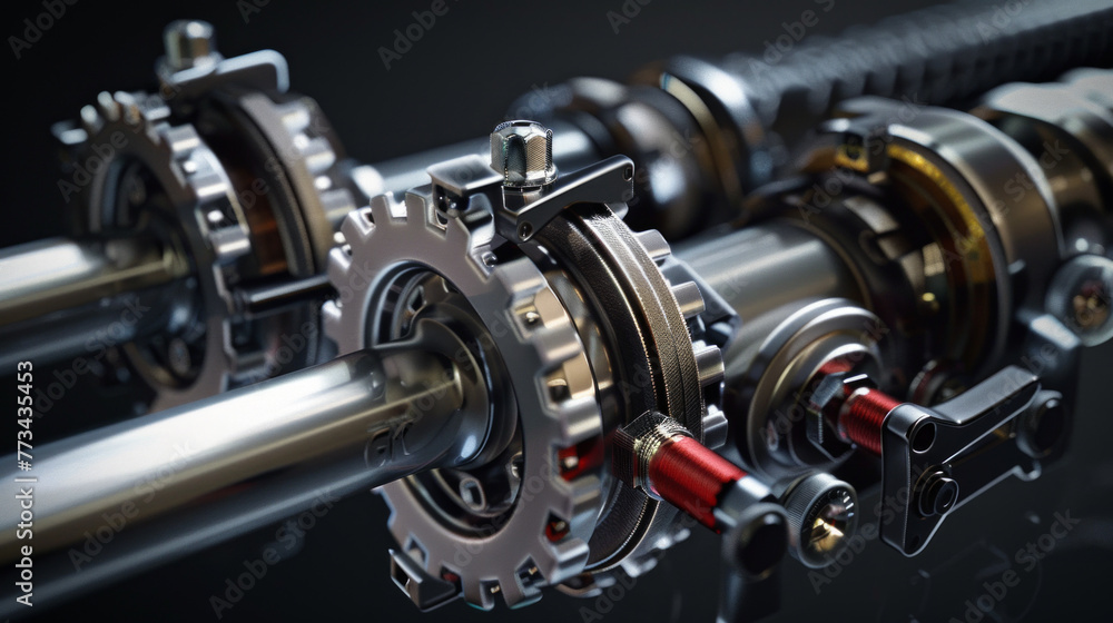 Fototapeta premium An accurate pipe cutter for clean and precise cutting of pipes in plumbing and industrial applications