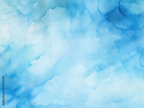 Sky Blue dark watercolor abstract background
