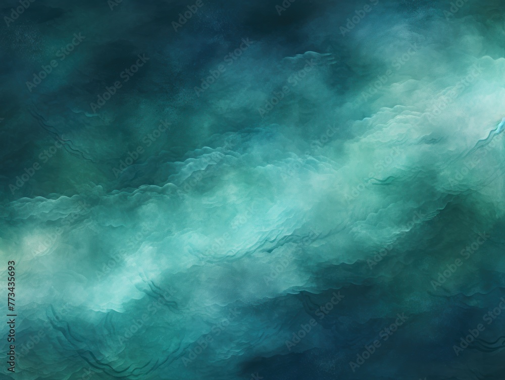 Teal light watercolor abstract background