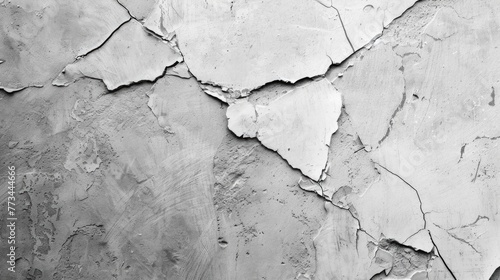 Texture Grunge. Premium Grey Stucco Wall Texture for Urban Abstract Background with Copy Space