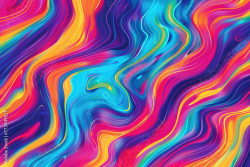 Wallpaper fluid Design. Trippy Glitchy Background for Psychedelic 60s or 70s