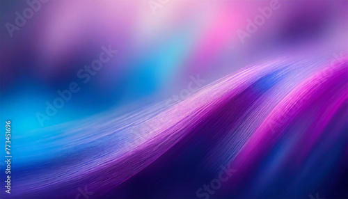 Blue purple pink abstract blurred backdrop.