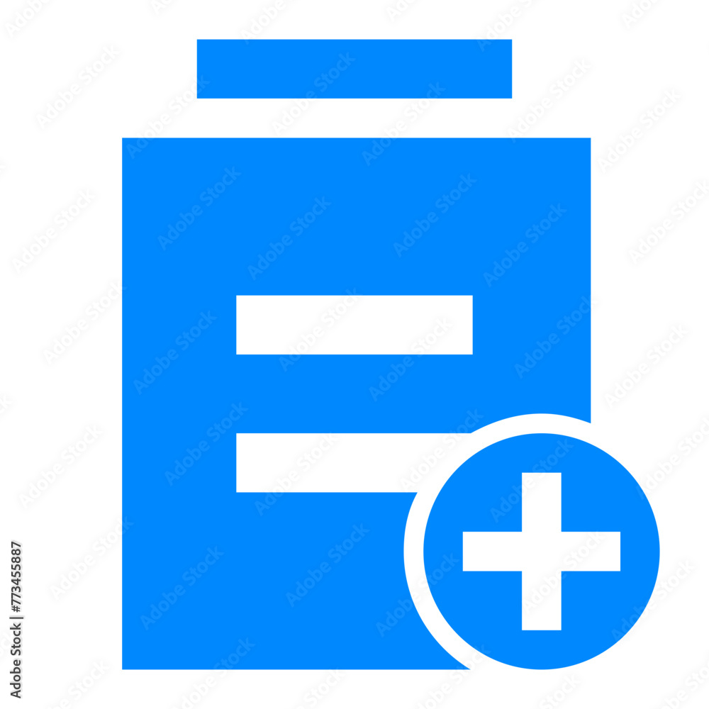 Fototapeta premium Zhongtian knowledge blue outline icon pack
