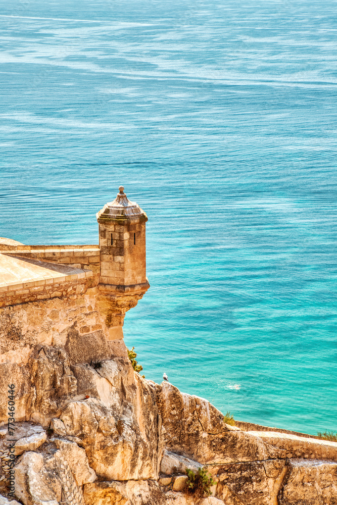 Santa Barbara Castle Aerial View, Alicante