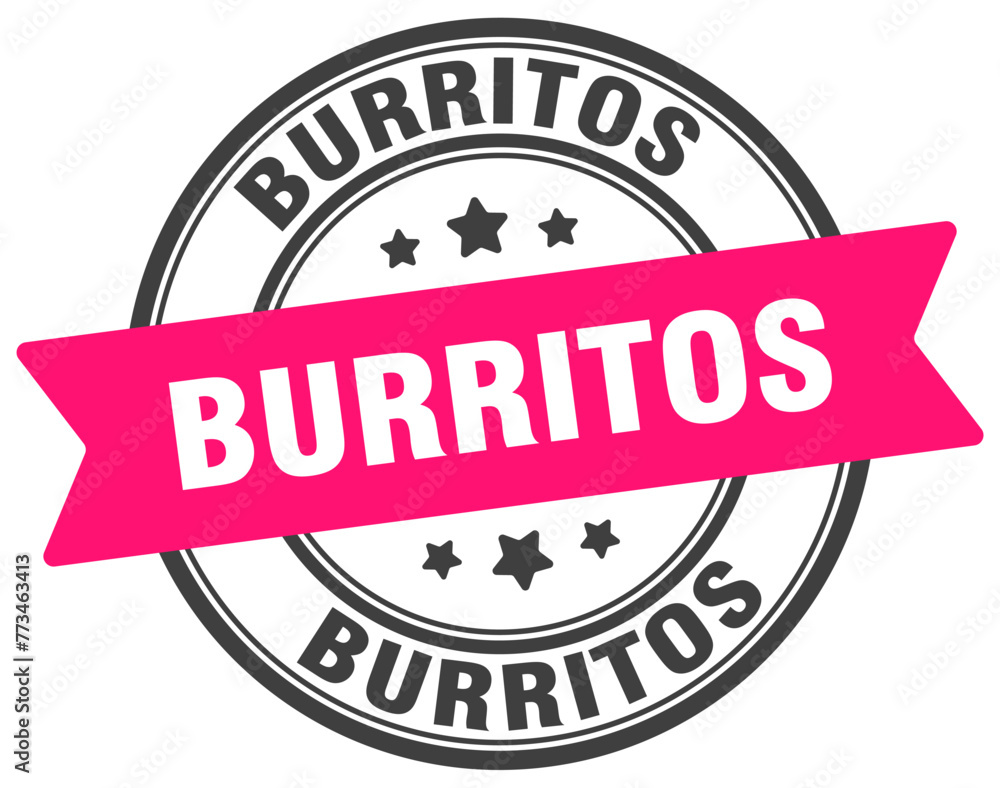 burritos stamp. burritos label on transparent background. round sign burritos stamp. burritos label on transparent background. round sign