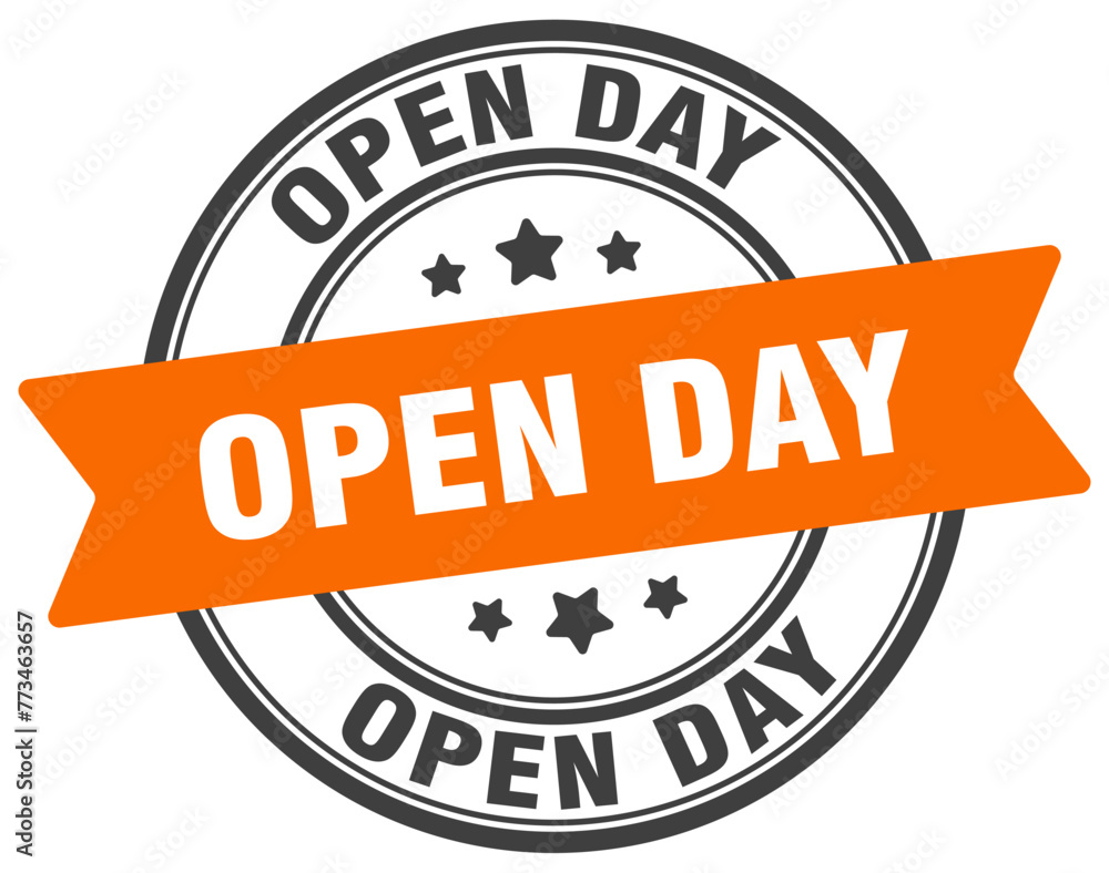 open day stamp. open day label on transparent background. round sign open day stamp. open day label on transparent background. round sign